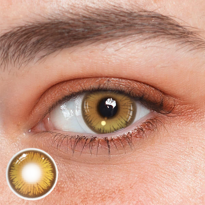 Cosplay Butterfly Brown Coloured Contact Lenses